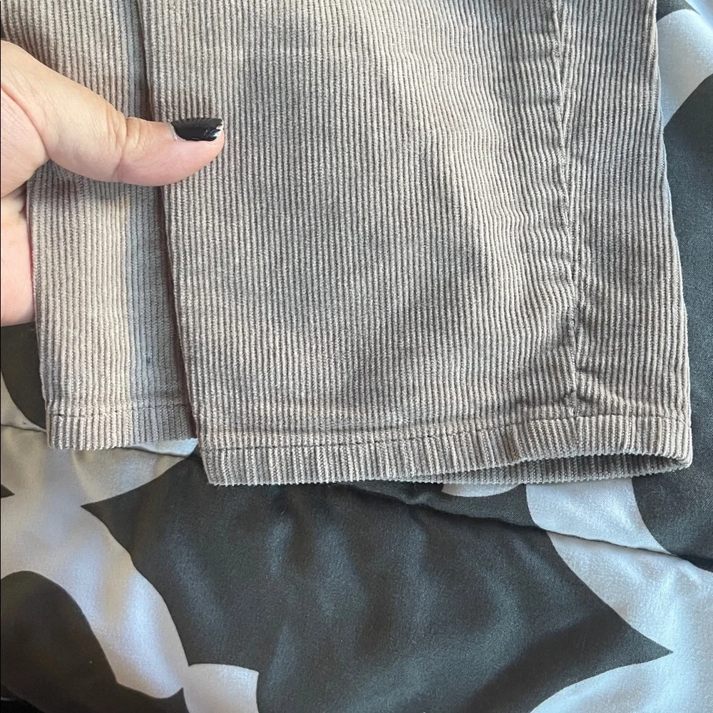 Vintage J. Crew Stretch Corduroy Trousers in Taupe
